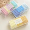 New Dear-Lover Rainbow Colors High Elastic 15pcs/set Hair Tie without Box Pink