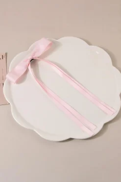 Discount Dear-Lover Ribbon Bowknot Hair Clip Pink