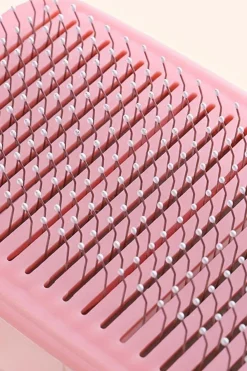Outlet Dear-Lover Self Cleaning Gently Grooming Brush Pet Comb Pink