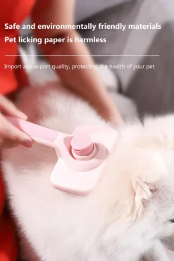 Outlet Dear-Lover Self Cleaning Gently Grooming Brush Pet Comb Pink