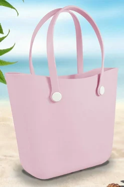 Clearance Dear-Lover Waterproof Self-assembly Detachable Straps EVA Tote Bag Pink