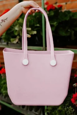 Clearance Dear-Lover Waterproof Self-assembly Detachable Straps EVA Tote Bag Pink
