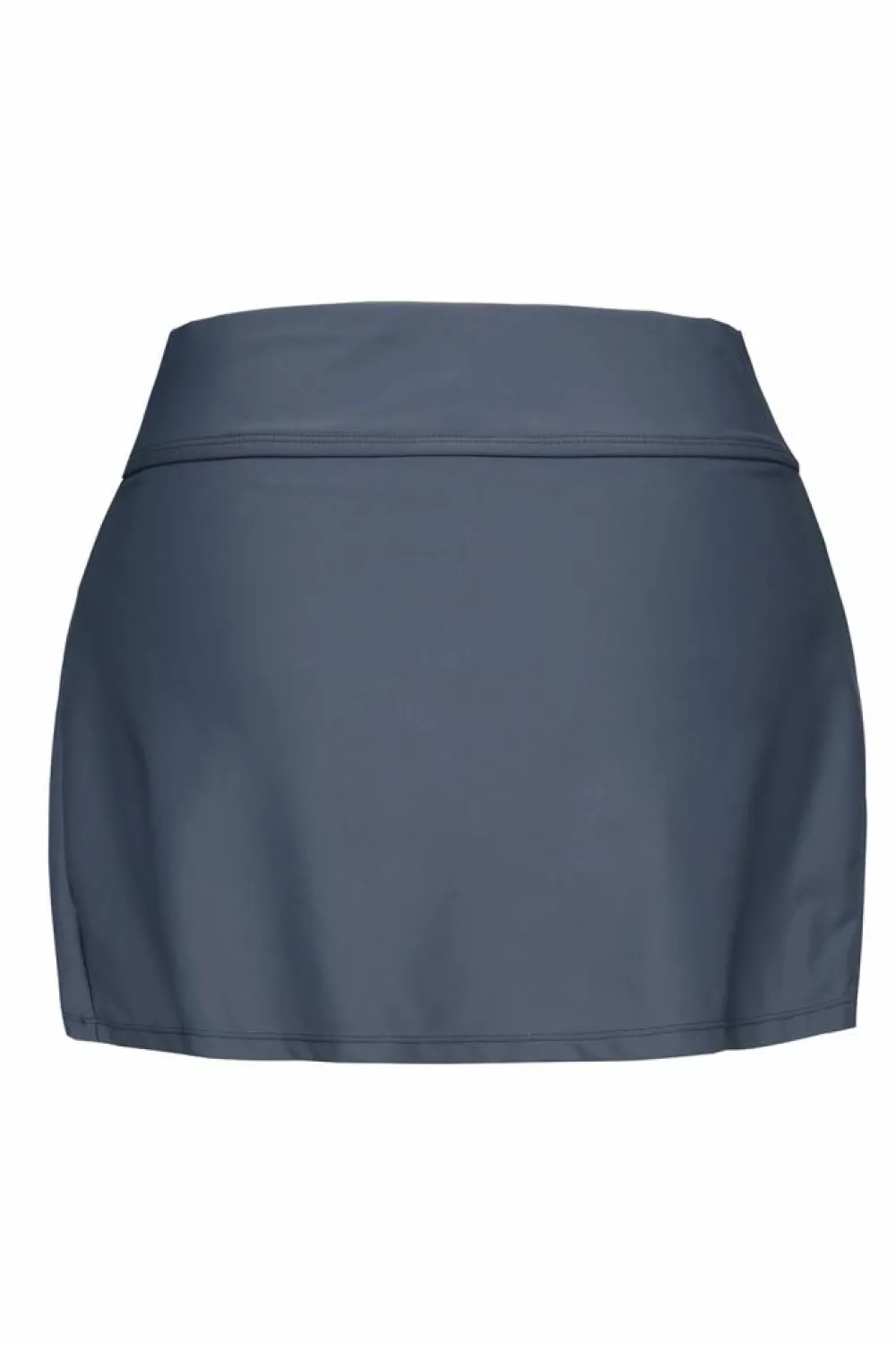 Discount Dear-Lover Plus Size Grey Skirted Swim Bikini Bottom Gray