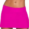 Hot Dear-Lover Plus Size Rosy Skirted Swim Bikini Bottom Rose