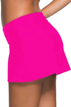 Hot Dear-Lover Plus Size Rosy Skirted Swim Bikini Bottom Rose