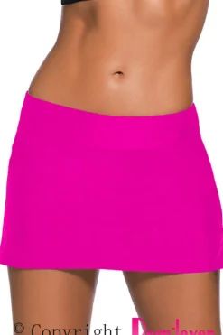 Hot Dear-Lover Plus Size Rosy Skirted Swim Bikini Bottom Rose