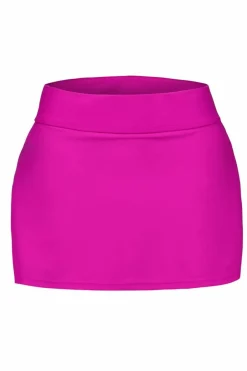 Hot Dear-Lover Plus Size Rosy Skirted Swim Bikini Bottom Rose