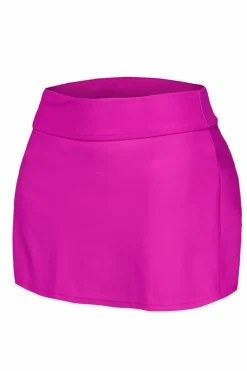 Hot Dear-Lover Plus Size Rosy Skirted Swim Bikini Bottom Rose