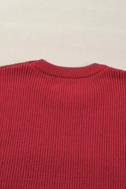 Online Dear-Lover Game Day Rugby Football Season Sweater Vest Racing Red