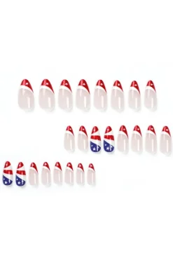 Online Dear-Lover Independence Day Nails Stickers Red