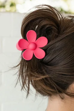 Online Dear-Lover Flower Hair Claw Clip Rose