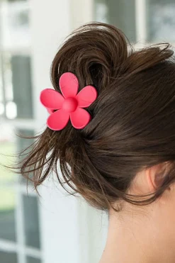 Online Dear-Lover Flower Hair Claw Clip Rose