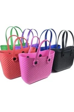 Outlet Dear-Lover Quilted Self-assembly Detachable Straps Waterproof Handbag Rose Red