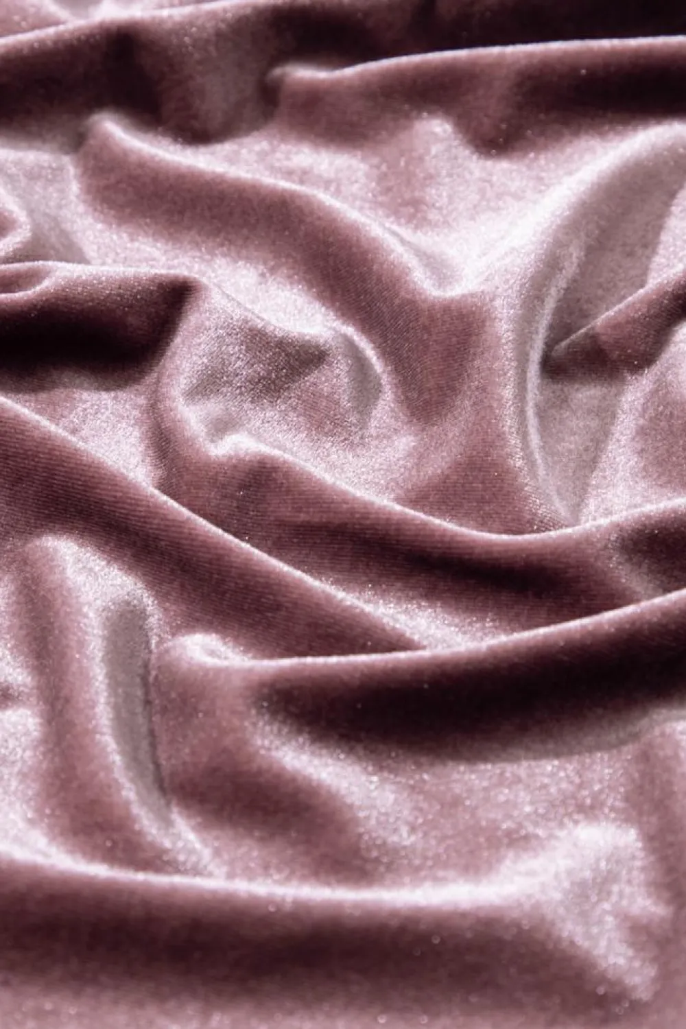 Clearance Dear-Lover Button Keyhole Back Velvet Swing Top Rose Tan