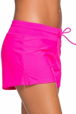 Sale Dear-Lover Rosy Women Swim Boardshort Rose