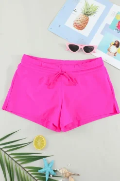 Sale Dear-Lover Rosy Women Swim Boardshort Rose