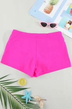 Sale Dear-Lover Rosy Women Swim Boardshort Rose