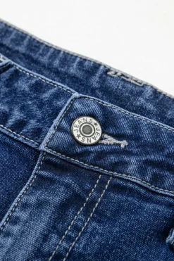Discount Dear-Lover Wide Leg Pocketed High Waist Jeans Sail Blue