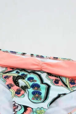 New Dear-Lover Sexy Padded Gather Push-up Bikini Set Pink