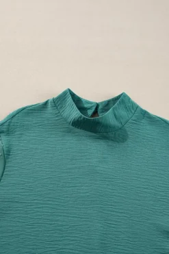 Sale Dear-Lover Swiss Dot Balloon Sleeve Loose Blouse Skobeloff
