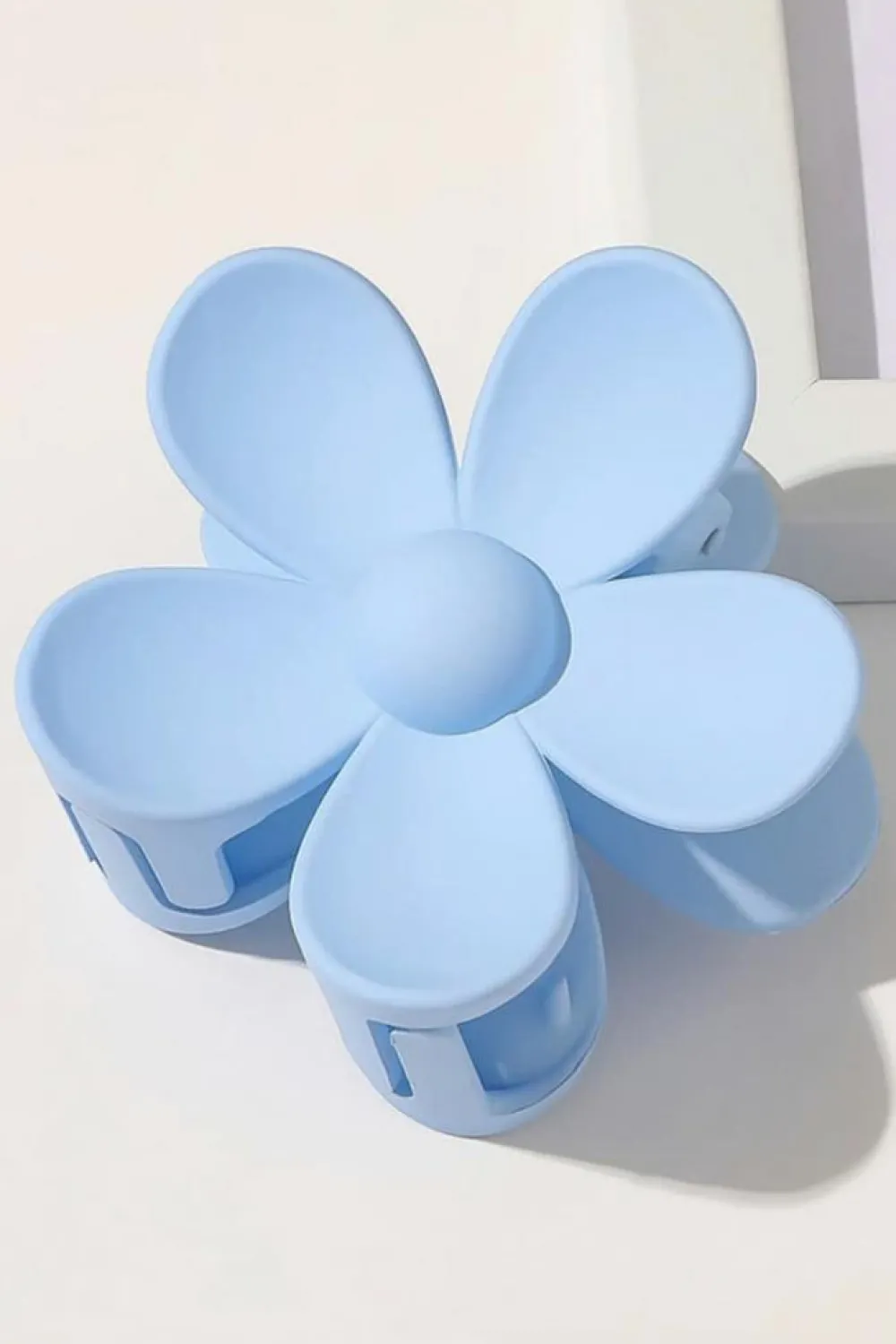 Sale Dear-Lover Flower Hair Claw Clip Sky Blue