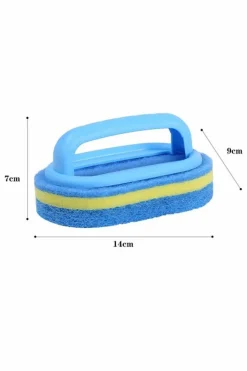 Outlet Dear-Lover Multifunctional Sponge Clean Brush with Handle Sky Blue