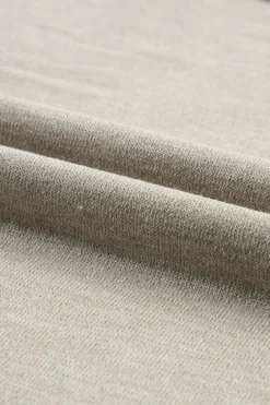 Fashion Dear-Lover Button Detail Batwing Sleeve Casual Tee Smoke Gray