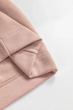New Dear-Lover Zipped Neck Pullover Drop Shoulder Sweatshirt Smoke Gray