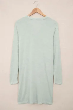 Hot Dear-Lover Solid Color Open-Front Buttons Cardigan Gray