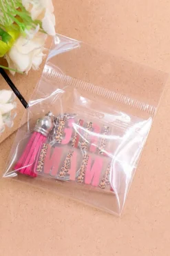 Outlet Dear-Lover GIRL MAMA Tassel Keychain Strawberry Pink
