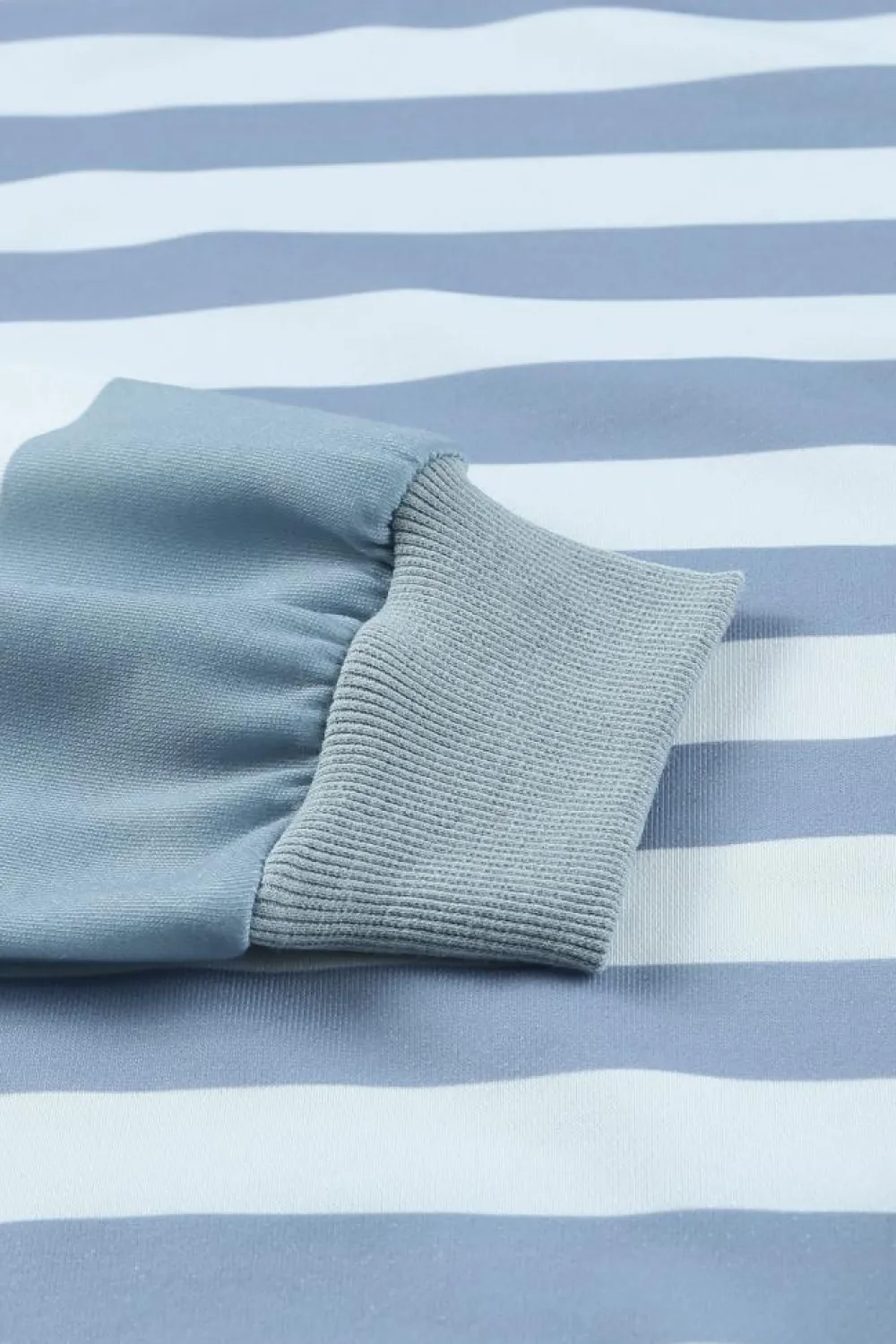 Sale Dear-Lover Drop Shoulder d Pullover Sweatshirt Stripe