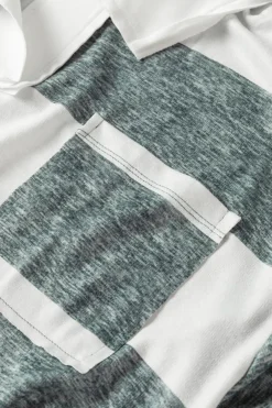 New Dear-Lover Oversized Collared Long Sleeve Top Stripe