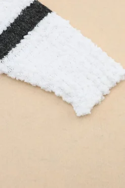 New Dear-Lover d Popcorn Knit Sweater Stripe