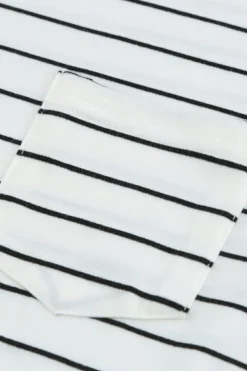 Best Dear-Lover d V Neck Long Sleeve Top Stripe
