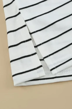 Best Dear-Lover d V Neck Long Sleeve Top Stripe