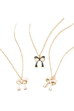 Sale Dear-Lover Triple Layered Bowknot Necklace White