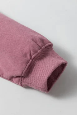 Clearance Dear-Lover Plain Drop Shoulder Crewneck Pullover Sweatshirt Valerian