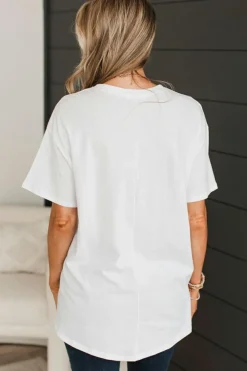 Fashion Dear-Lover 1776 USA Vintage Graphic T Shirt White
