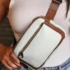 Fashion Dear-Lover Adjustable Strap Mini PU Leather Crossbody Bag White