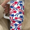 Clearance Dear-Lover American Stars Print Large Tumbler 40oz White
