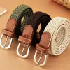 Hot Dear-Lover Boho Style Woven Canvas Waist Belt White