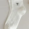 Hot Dear-Lover Bow Knot Ankle Socks White