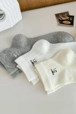 Hot Dear-Lover Bow Knot Ankle Socks White