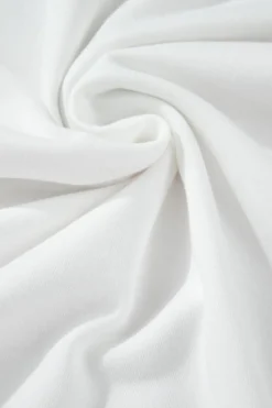 Outlet Dear-Lover Bowknot Pattern Drop Shoulder Loose Sweatshirt White