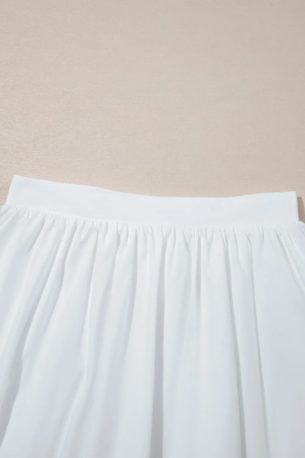 Discount Dear-Lover Bubble Mini Skirt with Pockets White