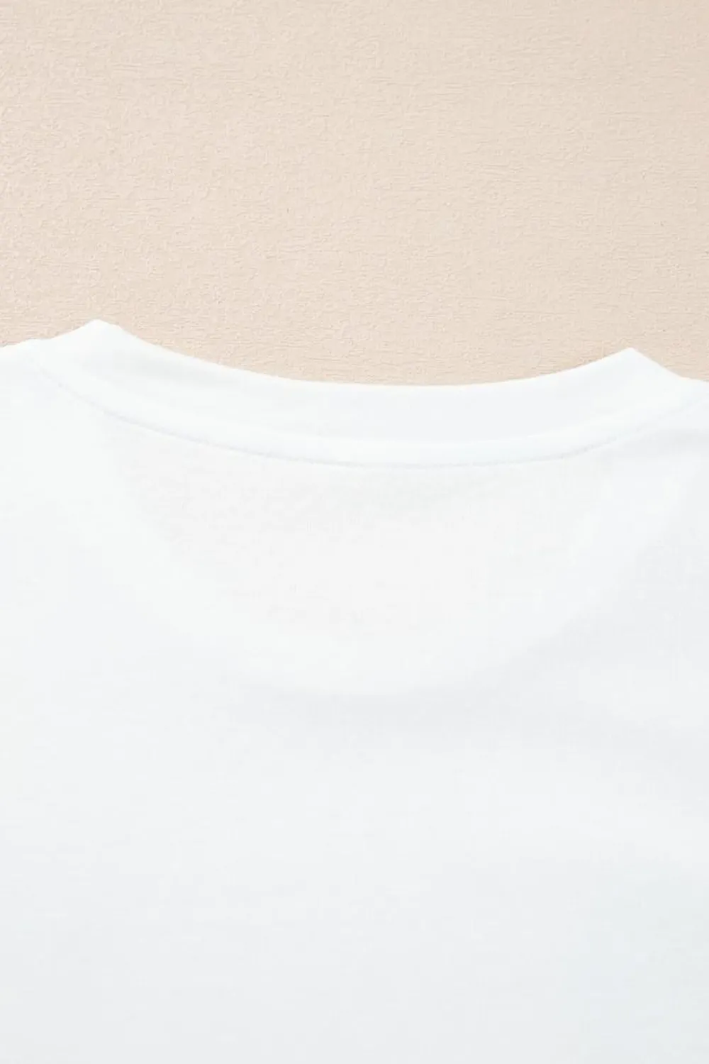 Online Dear-Lover Christmas Bowknot Graphic Cotton Blend T Shirt White