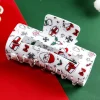 Outlet Dear-Lover Christmas Pattern Print Cut Out Hair Claw Clip White