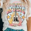 Outlet Dear-Lover COUNTRY MUSIC NASHVILLE Graphic Tee White