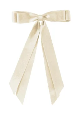 Discount Dear-Lover Double Bow Knot Alligator Hair Clip White