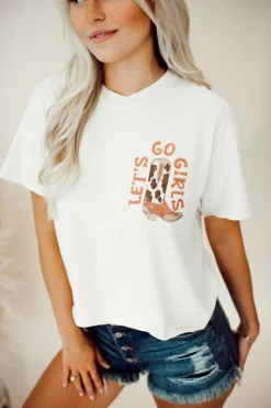 Best Dear-Lover Double-Side Cowboy Hat & Boots Graphic Tee White